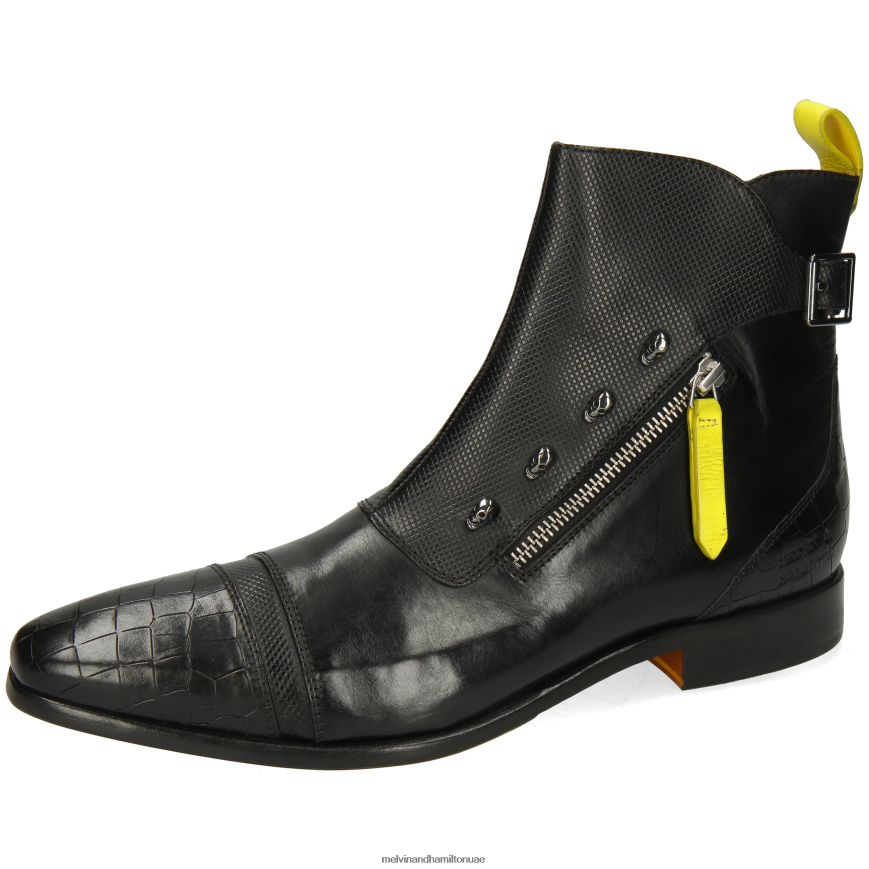 الفيس 25 أسود Melvin & Hamilton رجال جزمة الكاحل 42XF2X1 الفيس 25 أسود Melvin & Hamilton رجال جزمة الكاحل 42XF2X1